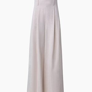 NWT AkrisPunto Florina Micro-Stripe Wide-Leg Pants $695